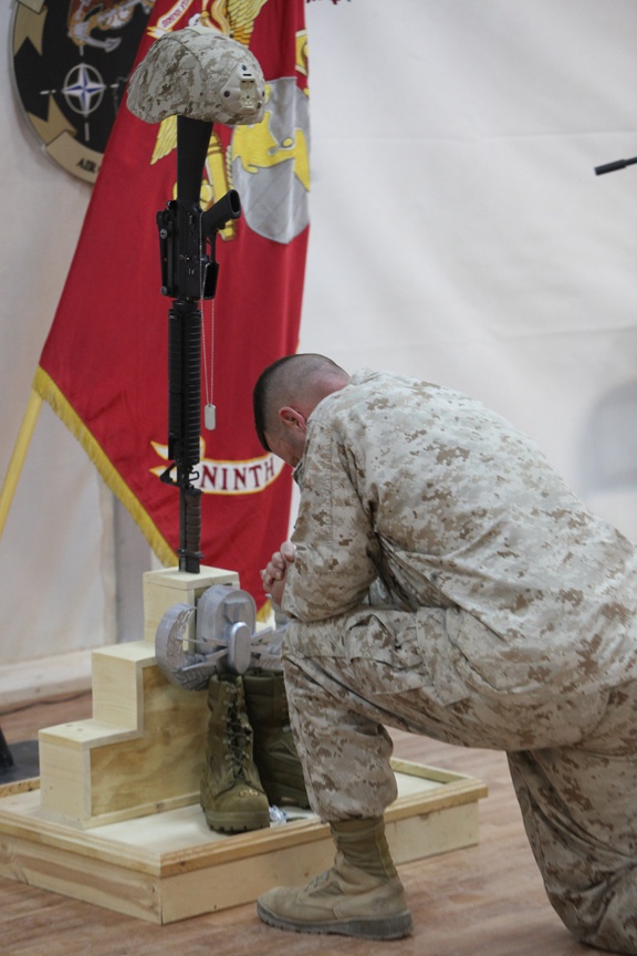 1st Marine Division (Forward) memorializes fallen brother