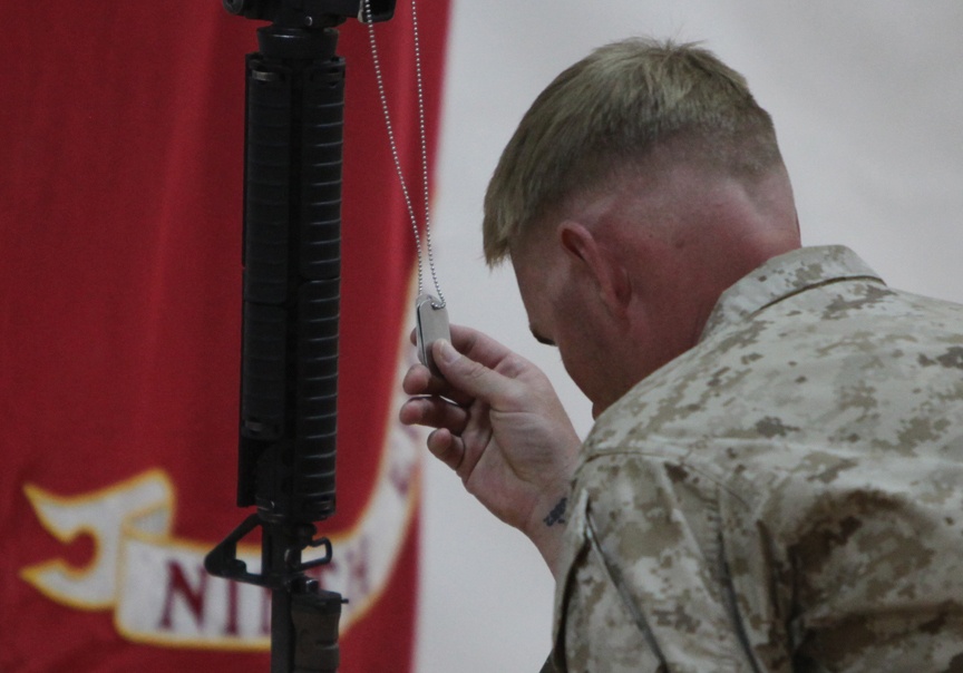 1st Marine Division (Forward) memorializes fallen brother