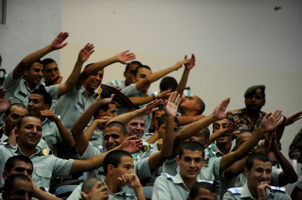 U.S. Air Forces Central Band Galaxy performs at Mu'tah University