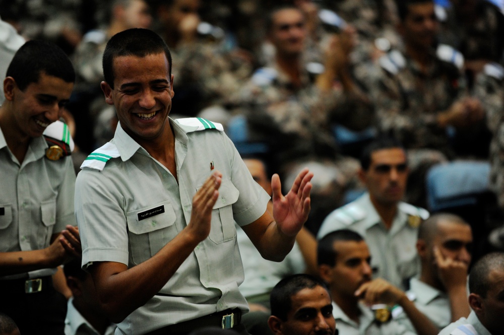 U.S. Air Forces Central Band Galaxy performs at Mu'tah University