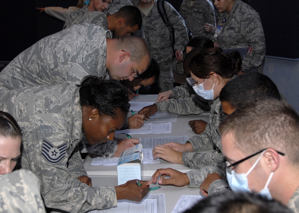 Exercise Exercise Exercise: Sheppard tests disease containment and force protection plans
