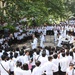 Sailors perform in Cambodia
