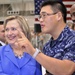 Clinton Visits Andersen AFB