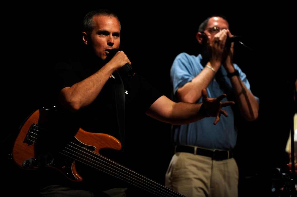 U.S. Air Forces Central Band Galaxy performs at King's Academy