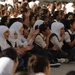 U.S. Air Forces Central Band Galaxy performs at Fatime Zahra' School for Girls