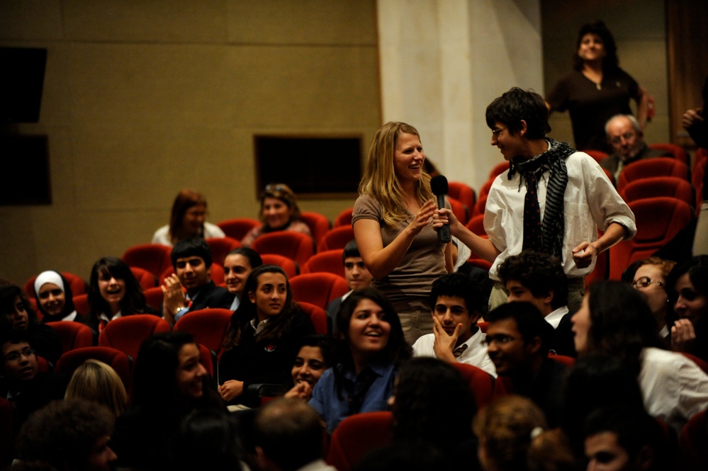 U.S. Air Forces Central Band Galaxy performs at King's Academy