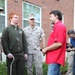 Tony Stewart visits Camp Lejeune