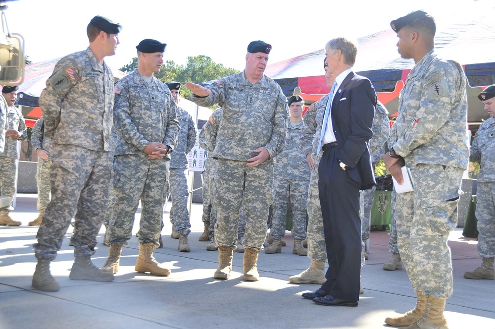 Secretary of the Army visits Special Operations and 3rd Special Forces Group (A)