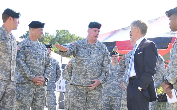 Secretary of the Army visits Special Operations and 3rd Special Forces Group (A)