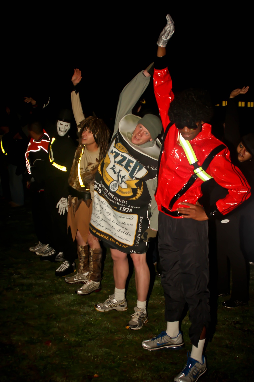 Gladiator's costume run raises spirits for Halloween