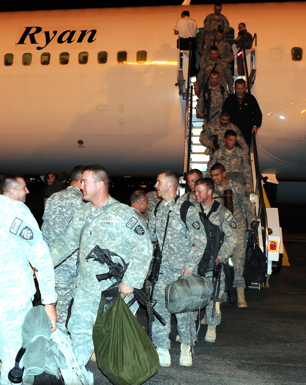 162 Engineer Company Returns From Afghanistan