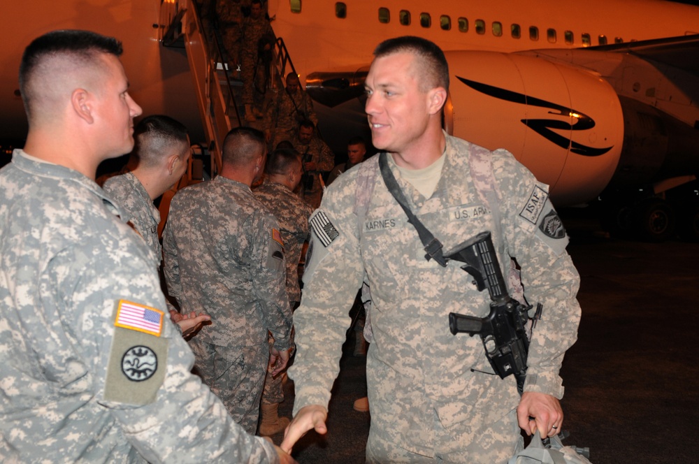 162 Engineer Company Returns From Afghanistan