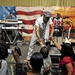 Mint Condition performs for troops