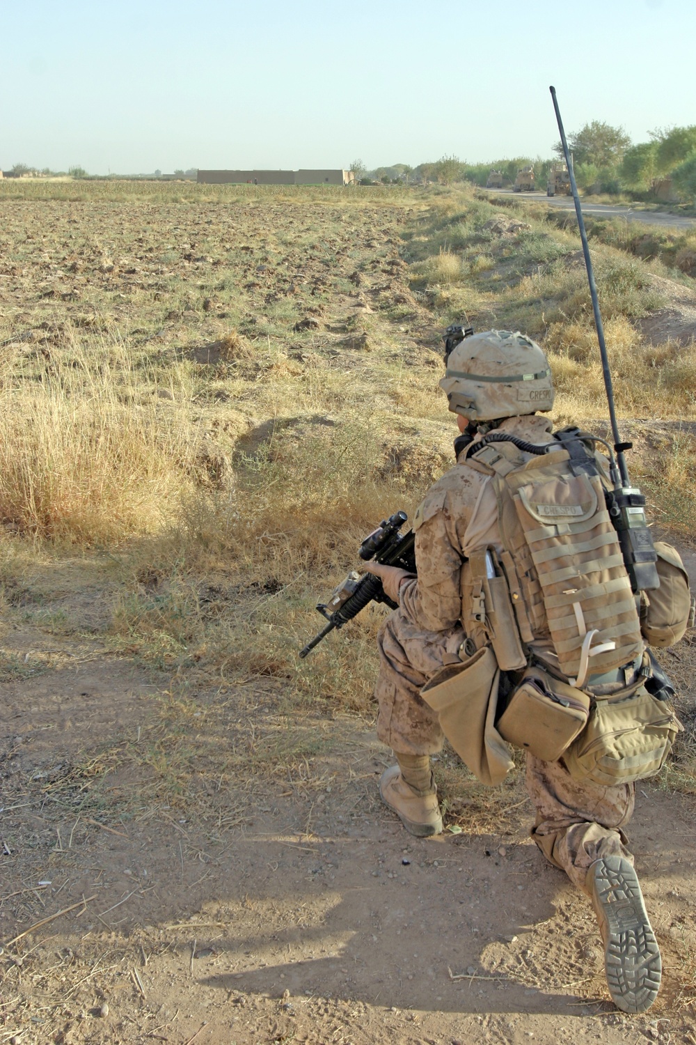 US Marines conduct full-fledge clearing operation boosting security in Northern Marjah
