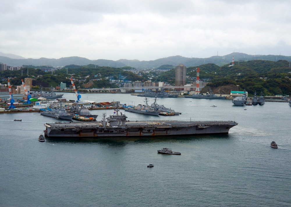 USS George Washington action in Japan