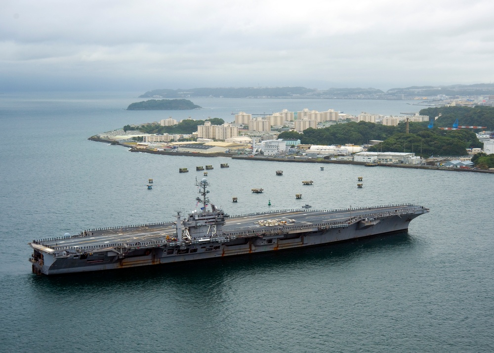 USS George Washington action in Japan