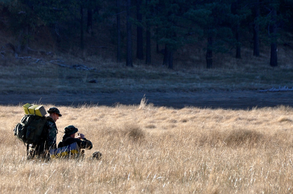 Land navigation training exercise