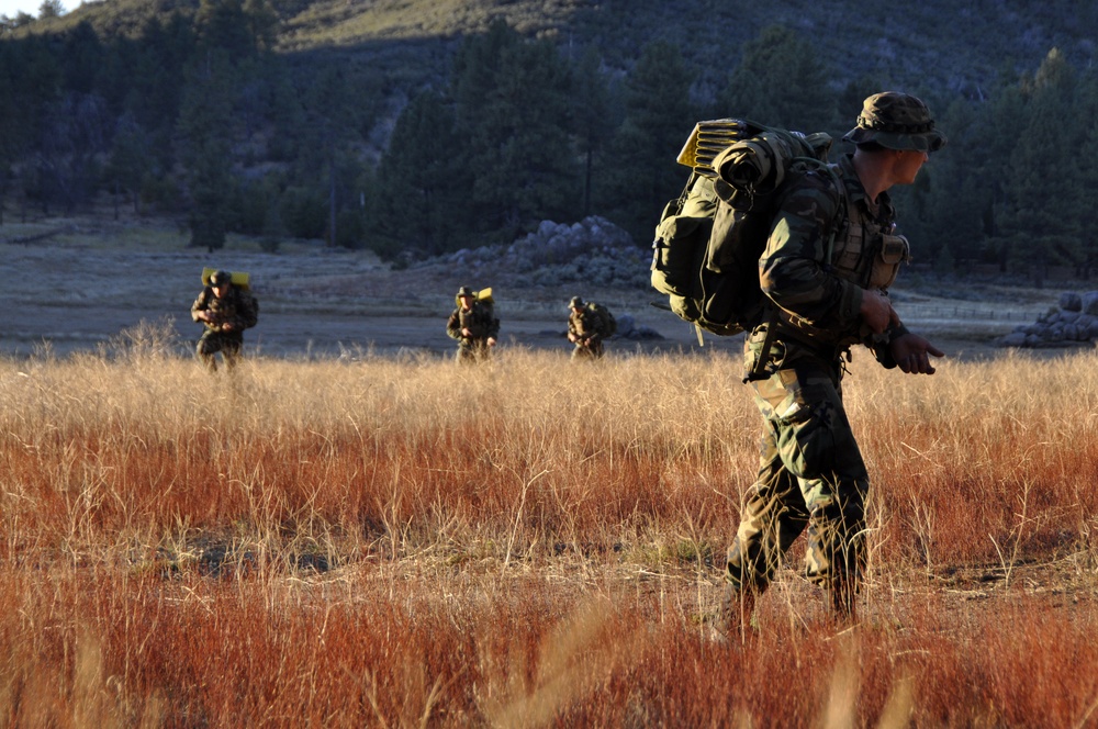 Land navigation training exercise