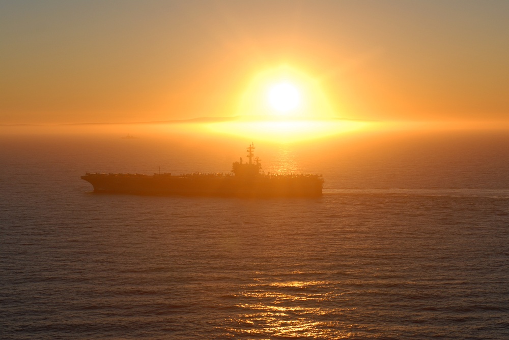 USS Ronald Reagan Action