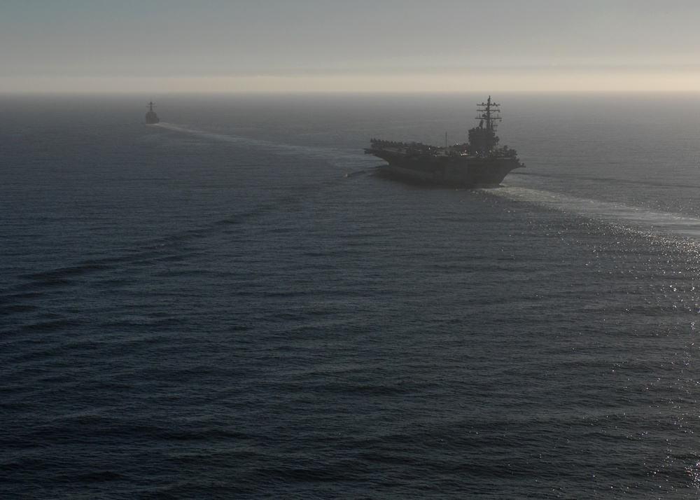 USS Ronald Reagan Action