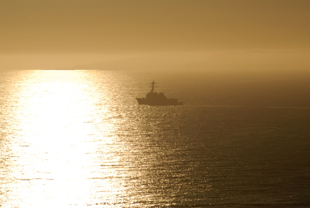 USS Ronald Reagan Action