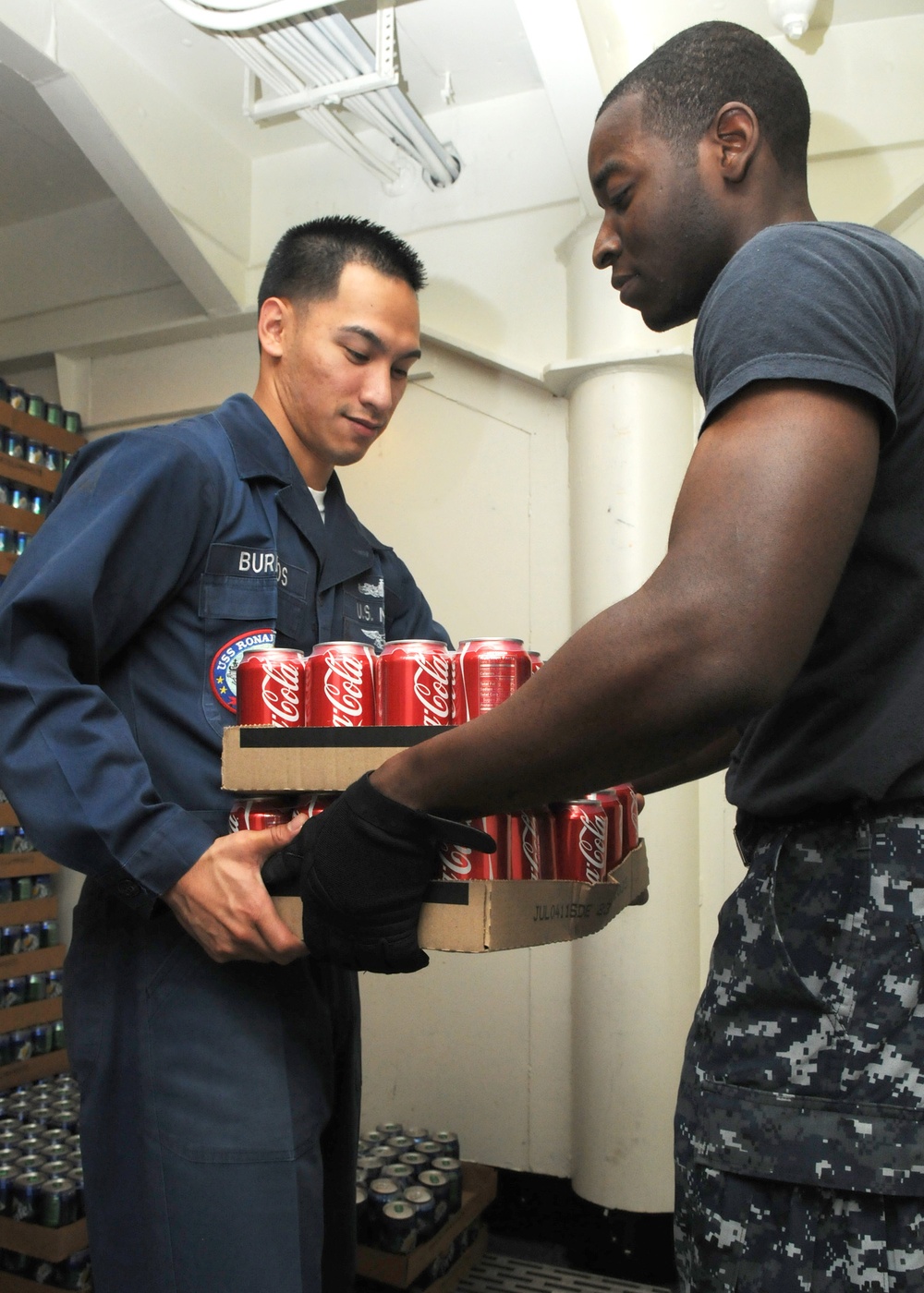 USS Ronald Reagan Action