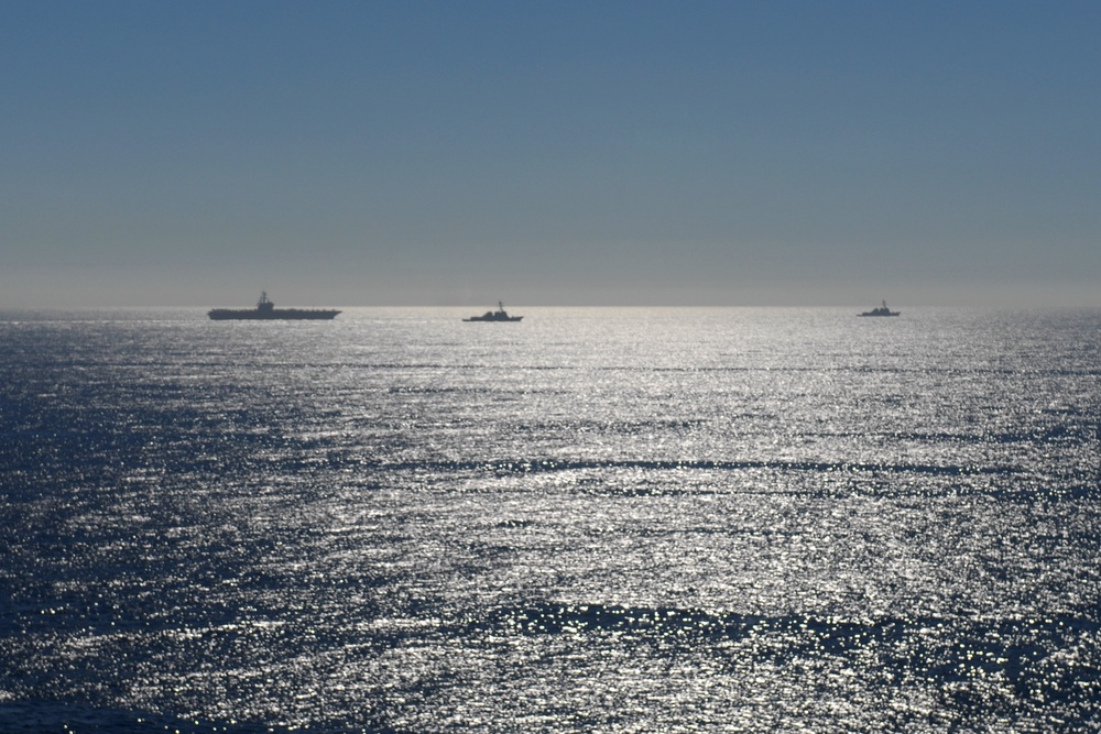 USS Ronald Reagan Action