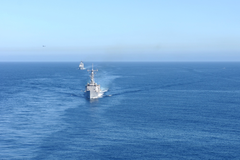 USS Ronald Reagan Action