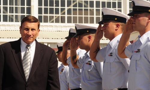 U.S. Rep. John L. Micha Visits Coast Guard Cutter Alligator