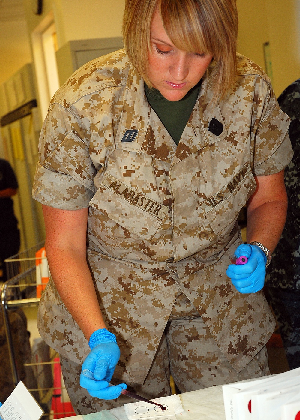 Sailor works with DNA