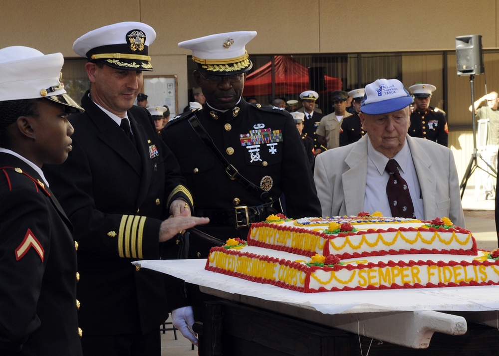 235th Marine Corps Birthday Cake Cutting Ceremony at NMCSD