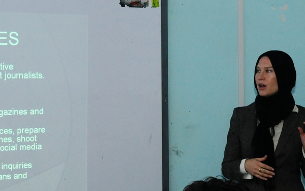 DoD Civilian Invited Guest Speaker at Afghanistan''s Balkh University