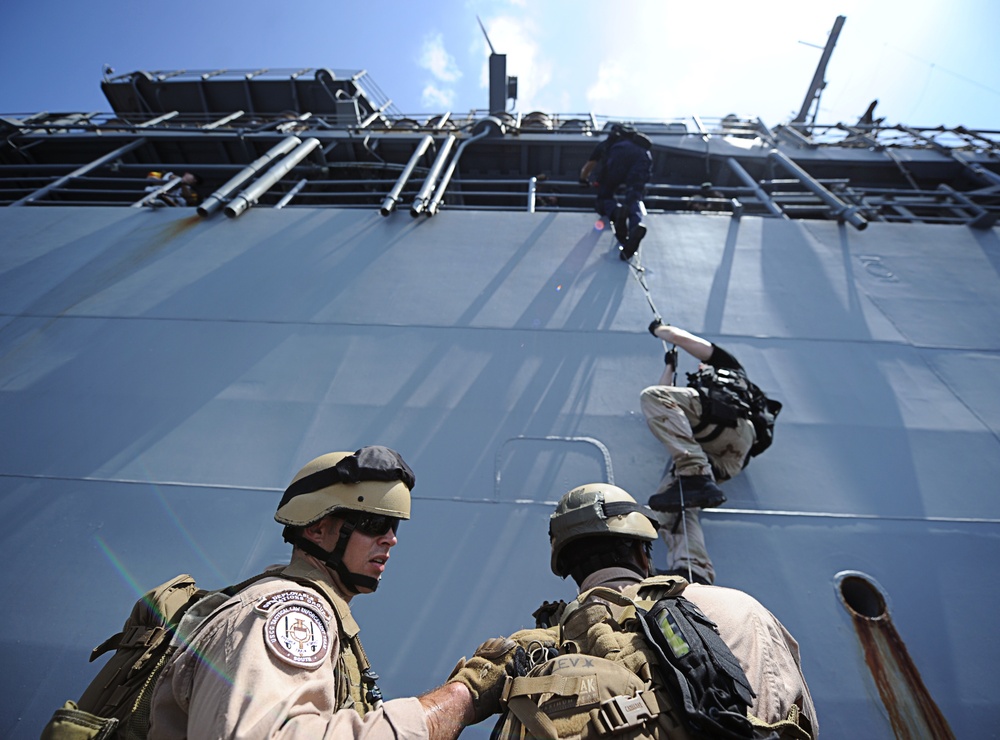 Coast Guard Tactical Law Enforcement, Det. 404 training