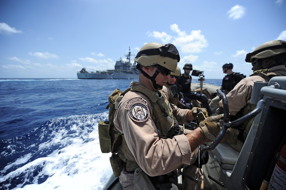 Coast Guard Tactical Law Enforcement, Det. 404 training