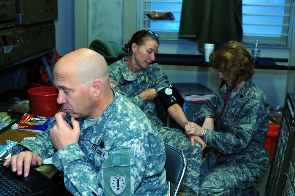 Orient shiled exercise brings new meaning to the term purple
