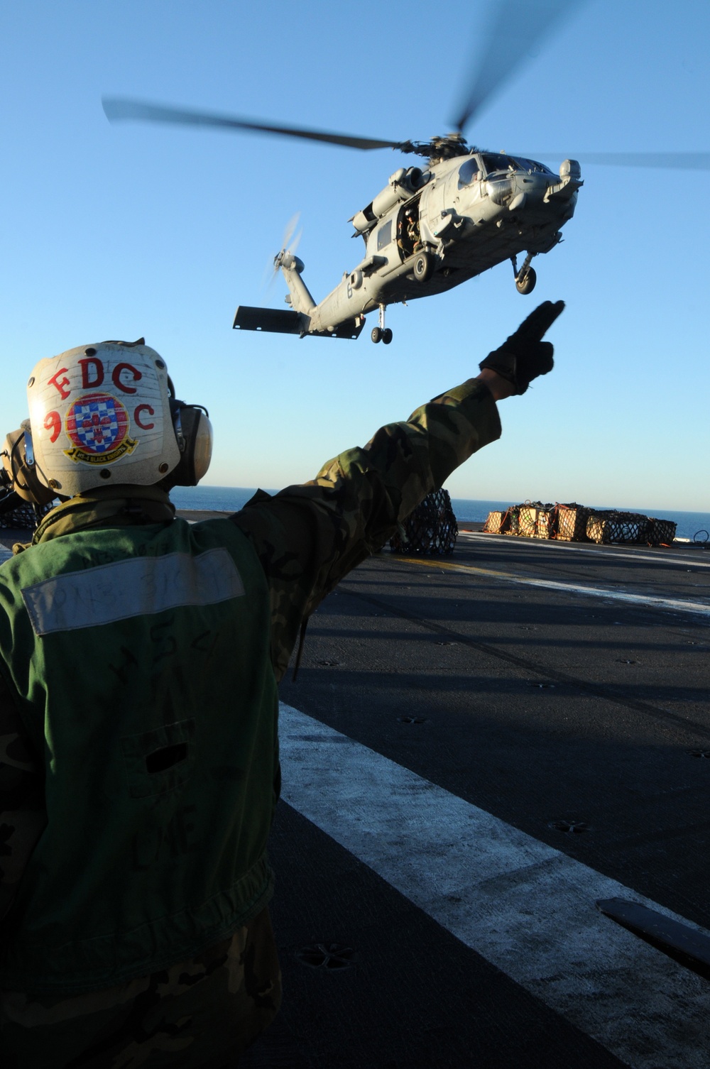 USS Ronald Reagan Action