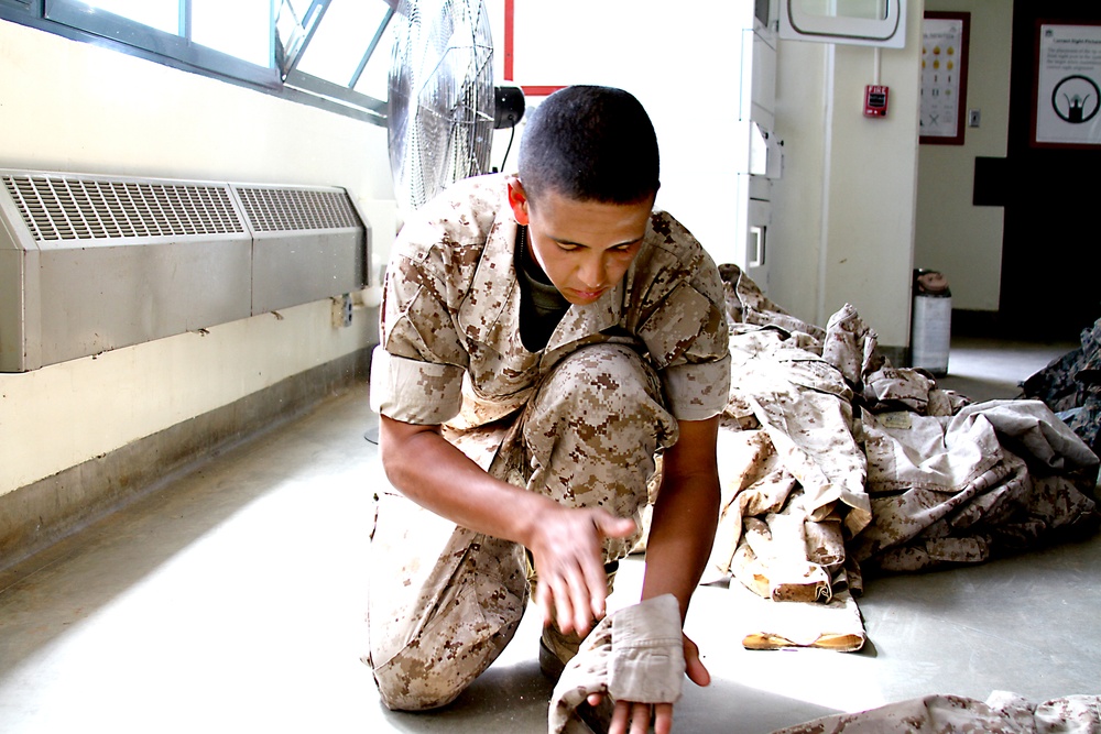 New Marine decides business first in the Corps