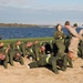 Officer candidates go through training