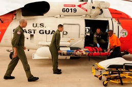 Coast Guard medevacs man from freighter in Bahamas