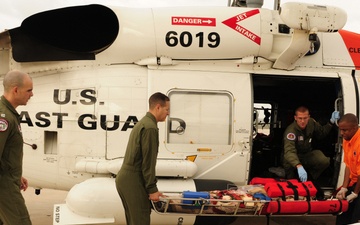 Coast Guard medevacs man from freighter in Bahamas