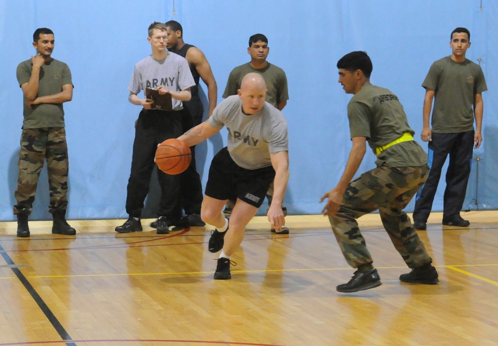 U.S. Army Alaska and Indian army participate in Sports Day