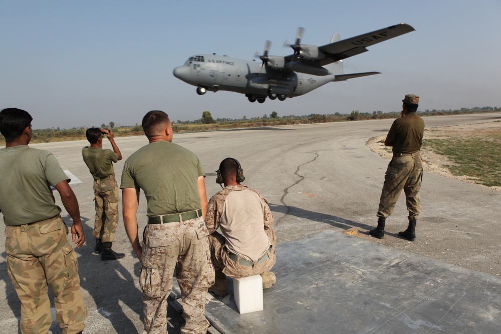 Flightline of Pano Aqil, Pakistan Nov. 6, 2010