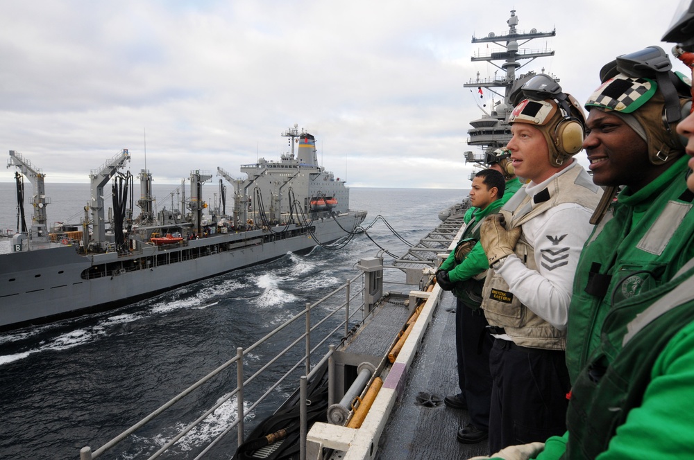 USS Ronald Reagan Action