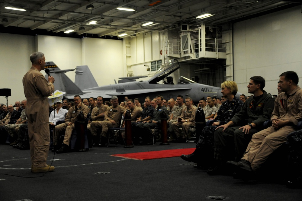 USS Ronald Reagan Action