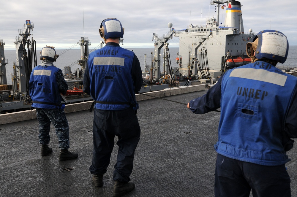 USS Ronald Reagan Action