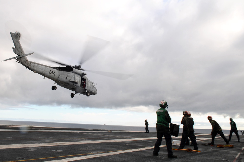 USS Ronald Reagan Action