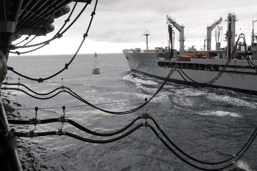 USS Ronald Reagan Action