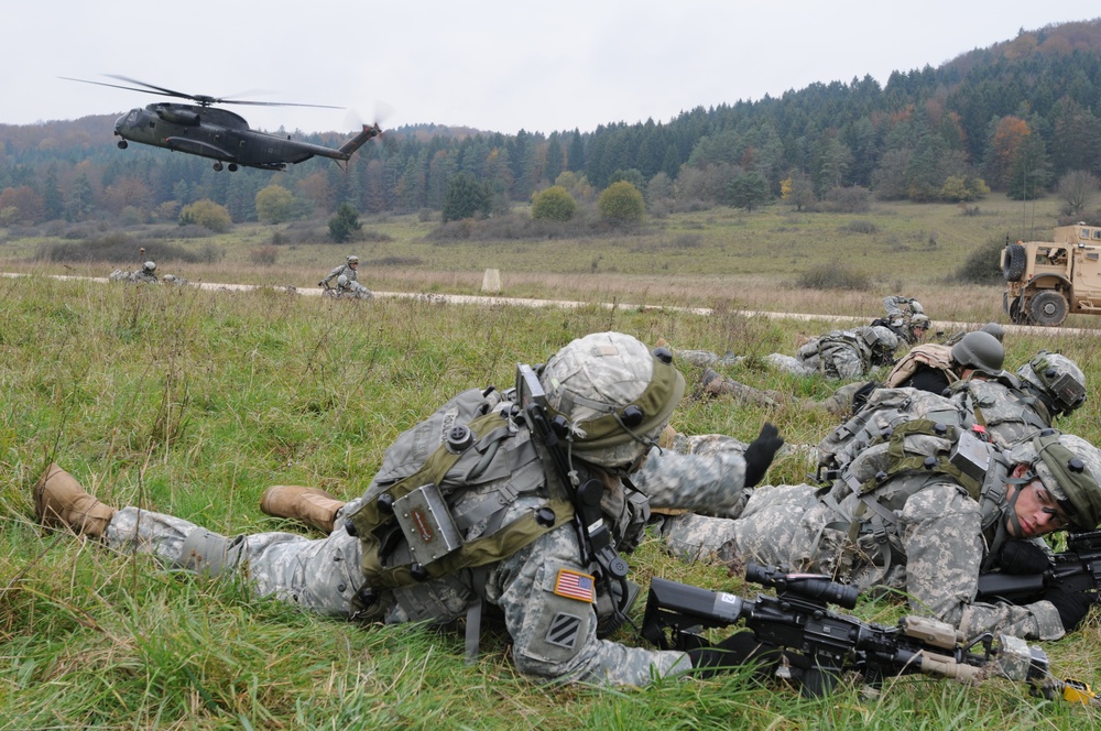 Artillerymen conduct first air assault during Hohenfels rotation