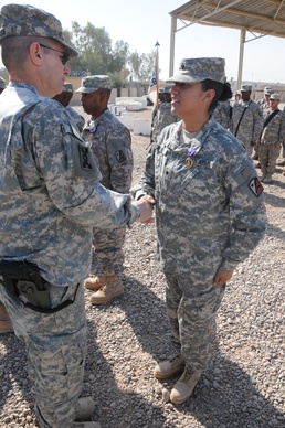 Soldiers happy to be alive, receive Purple Hearts