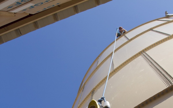 Robotic inspection of water tanks